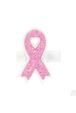 Wee Ones - Glittery Breast Cancer Hair Clip