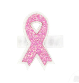 Wee Ones - Glittery Breast Cancer Hair Clip