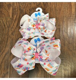 Wee Ones - Present Birthday Girl Festived Bow