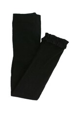 Ruffle Butts Ruffle Butts - Black Footless Ruffle Tights