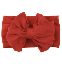 Ruffle Butts Ruffle Butts- Red Big Bow Headband