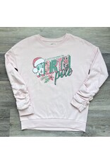 Paper Flowers- North Pole Embroidery Sweatshirt