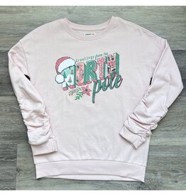 Paper Flowers- North Pole Embroidery Sweatshirt