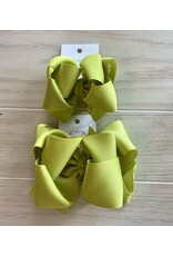 OS- Pistacio Stacked Grosgrain Bow