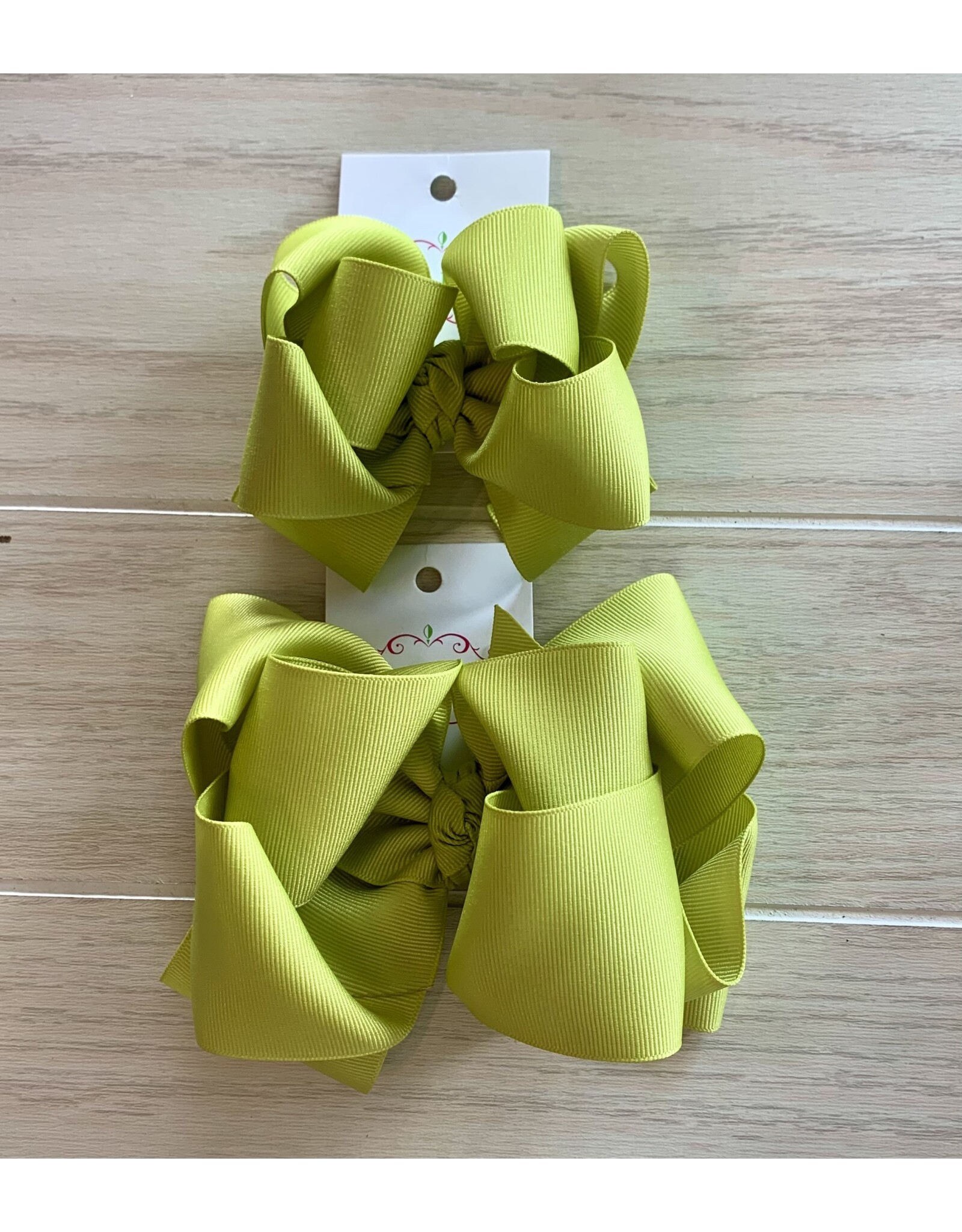 One Stop Bow Shop OS- Pistacio Stacked Grosgrain Bow