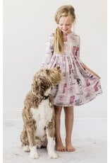 Mila & Rose Mila & Rose- Puppy Party Pocket Twirl Dress