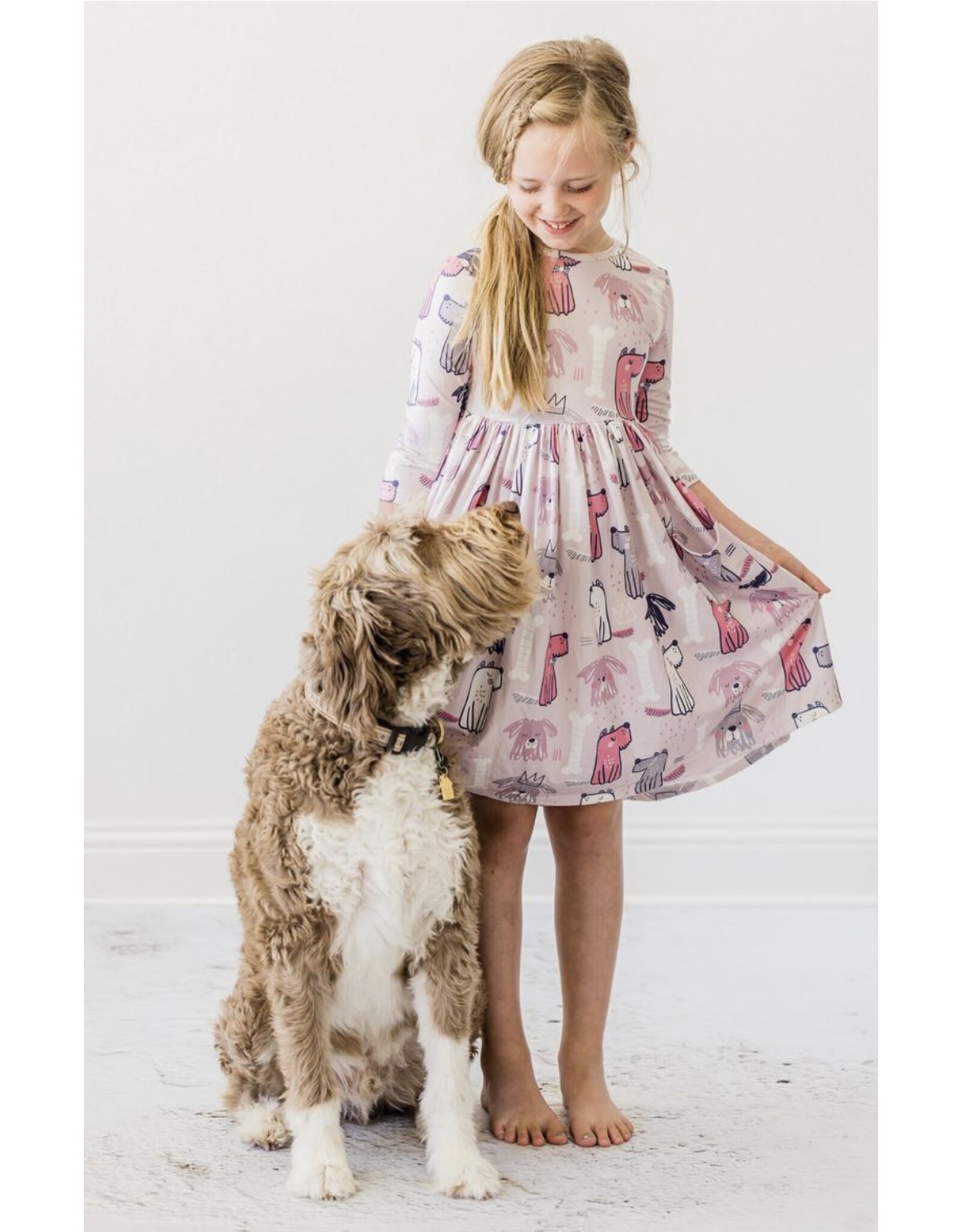 Mila & Rose Mila & Rose- Puppy Party Pocket Twirl Dress
