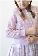 Mila & Rose Mila & Rose- Lavender Sequin Jacket