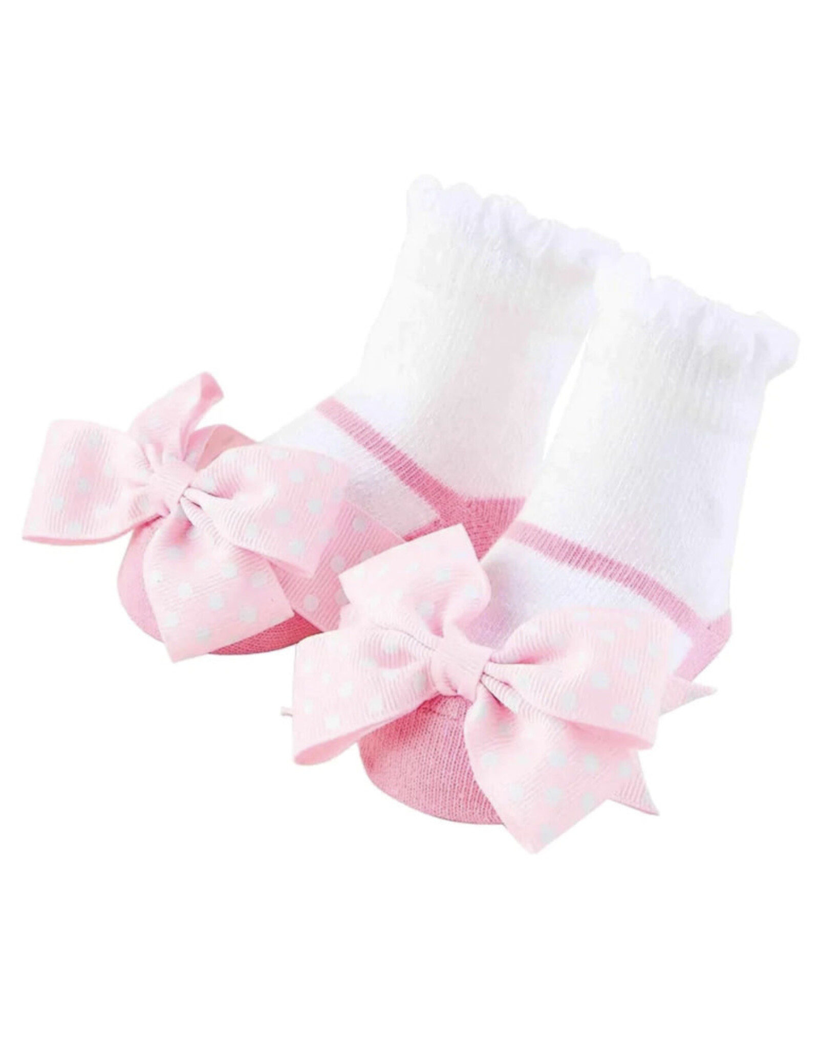 Mudpie Mud Pie- Pink Bow Socks