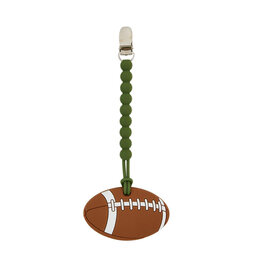 Mudpie Mud Pie- Football Clip on Teether