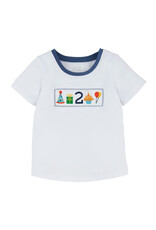 Mudpie Mud Pie- Boy Smocked TWO Tee 24M/2T