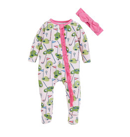 Mudpie Mud Pie- Golf Sleeper & Headband  Set