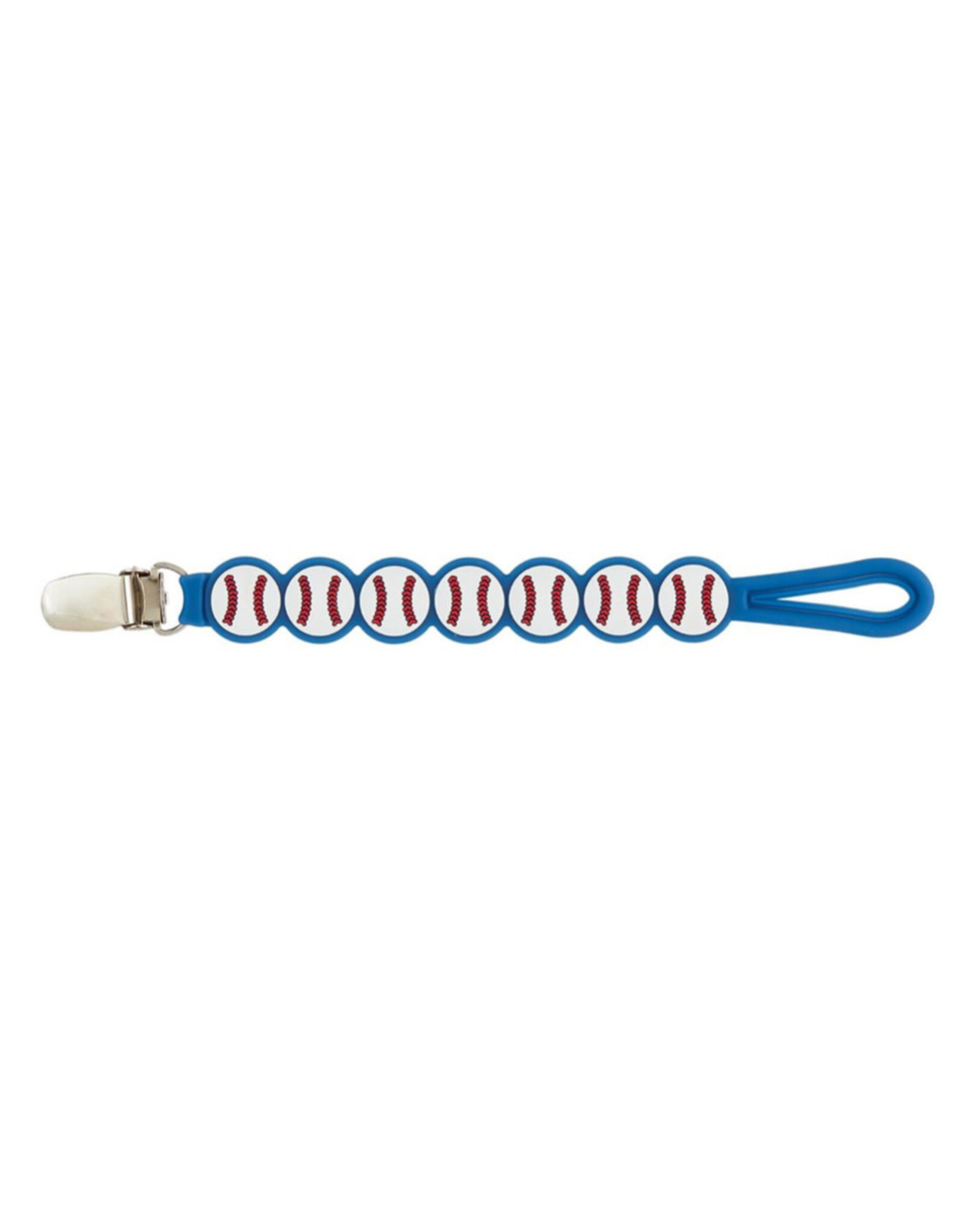 Mudpie Mud Pie- Baseball Silicone Pacy Strap