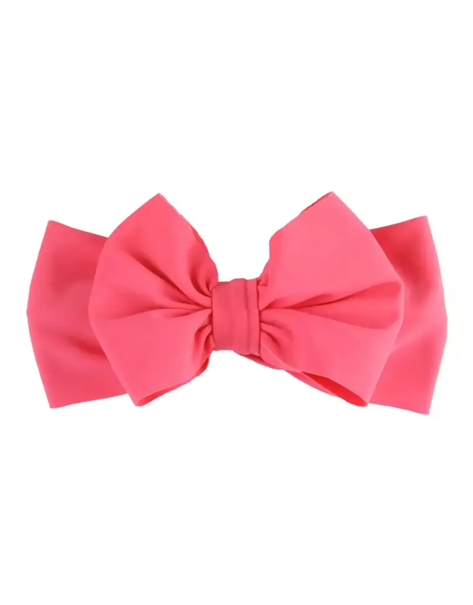 Ruffle Butts Ruffle Butts- Hot Pink Swim Bow Headband