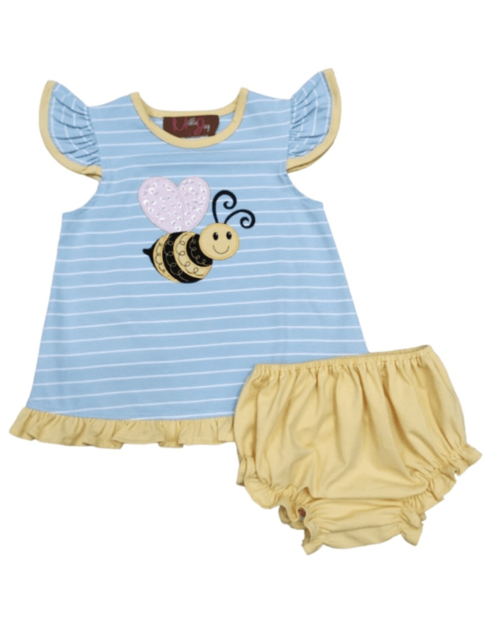 Millie Jay Millie Jay- Bella the Bee A/S Bloomer Set