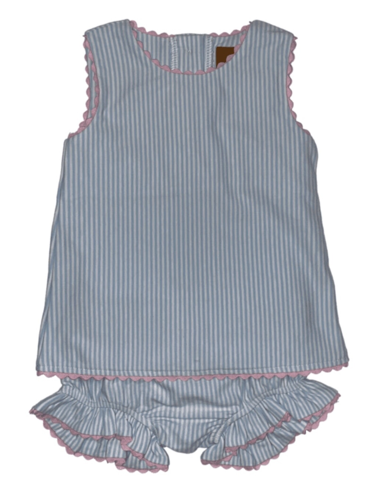 Millie Jay Millie Jay- Millie Bloomer Set: Blue Stripe