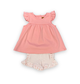 Millie Jay Millie Jay- Finley A/S Short Set: Coral