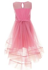 Bonnie  Jean Bonnie Jean- Pink High Low Skirted Dress