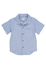 Me & Henry Me & Henry- Newport Shirt: Pale Chambray