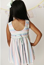 Serendipity Serendipity- Watercolor Stripe Layered Dress