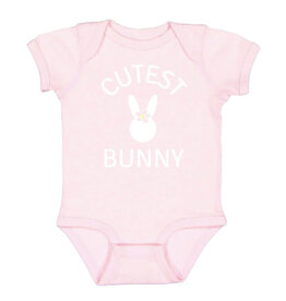 Sweet Wink- Cutest Bunny Ballet Pink Bodysuit