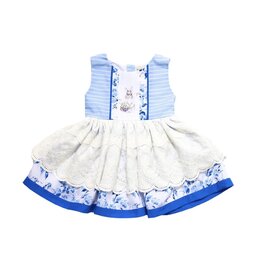 Be Girl Clothing Be Girl- Indigo Dress: Bluebells