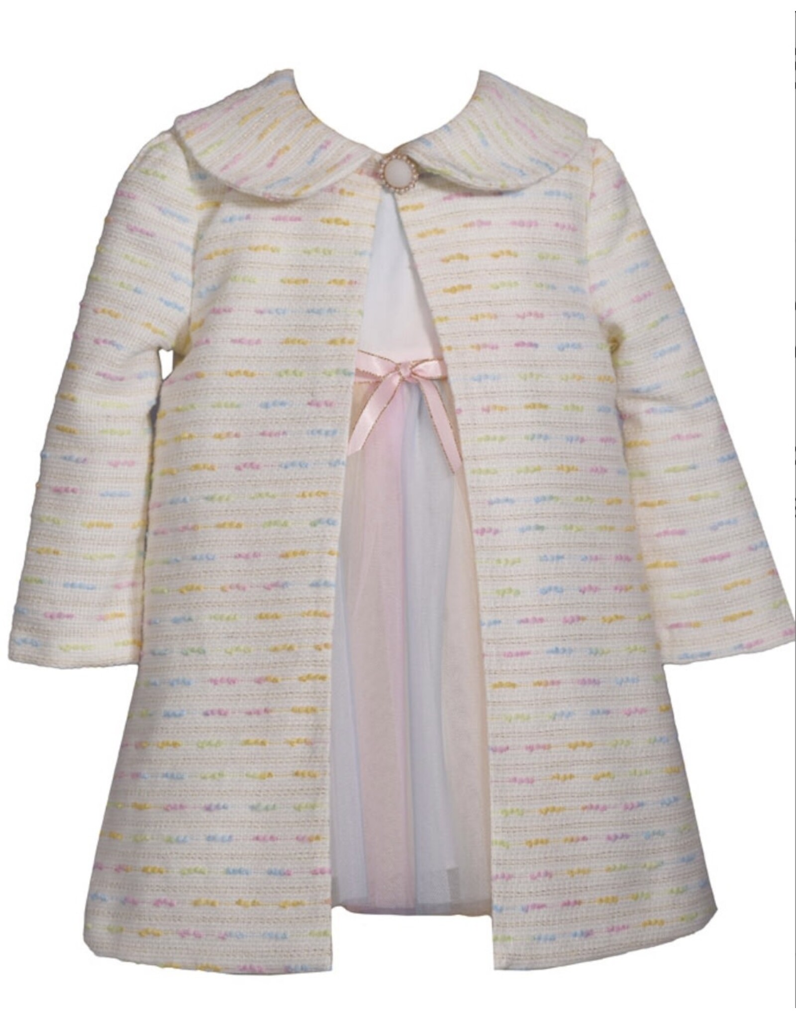 Bonnie  Jean Bonnie Jean- Rainbow Coat Set