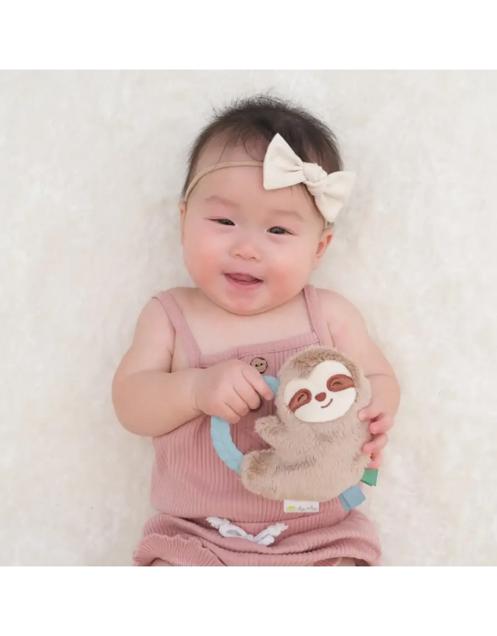 Itzy Ritzy Itzy Ritzy- Plush Rattle Pal with Teether: Sloth