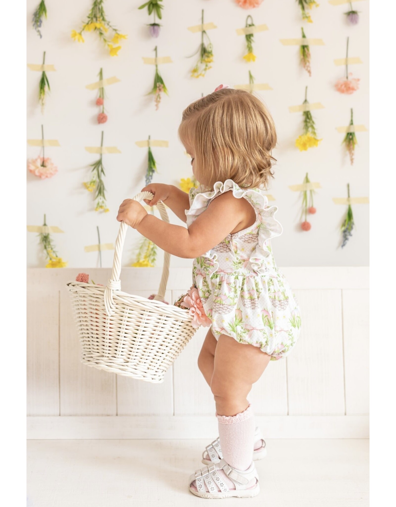 Be Girl Clothing Be Girl- Baskets & Bunnies Playsuit Bubble