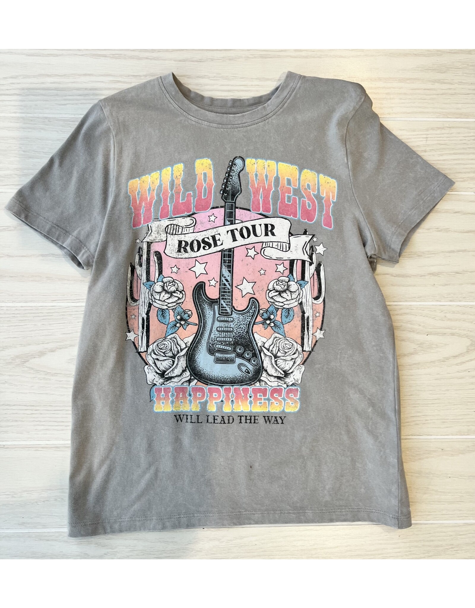 Paper Flower- Wild West Rose Tour Tee