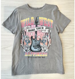 Paper Flower- Wild West Rose Tour Tee