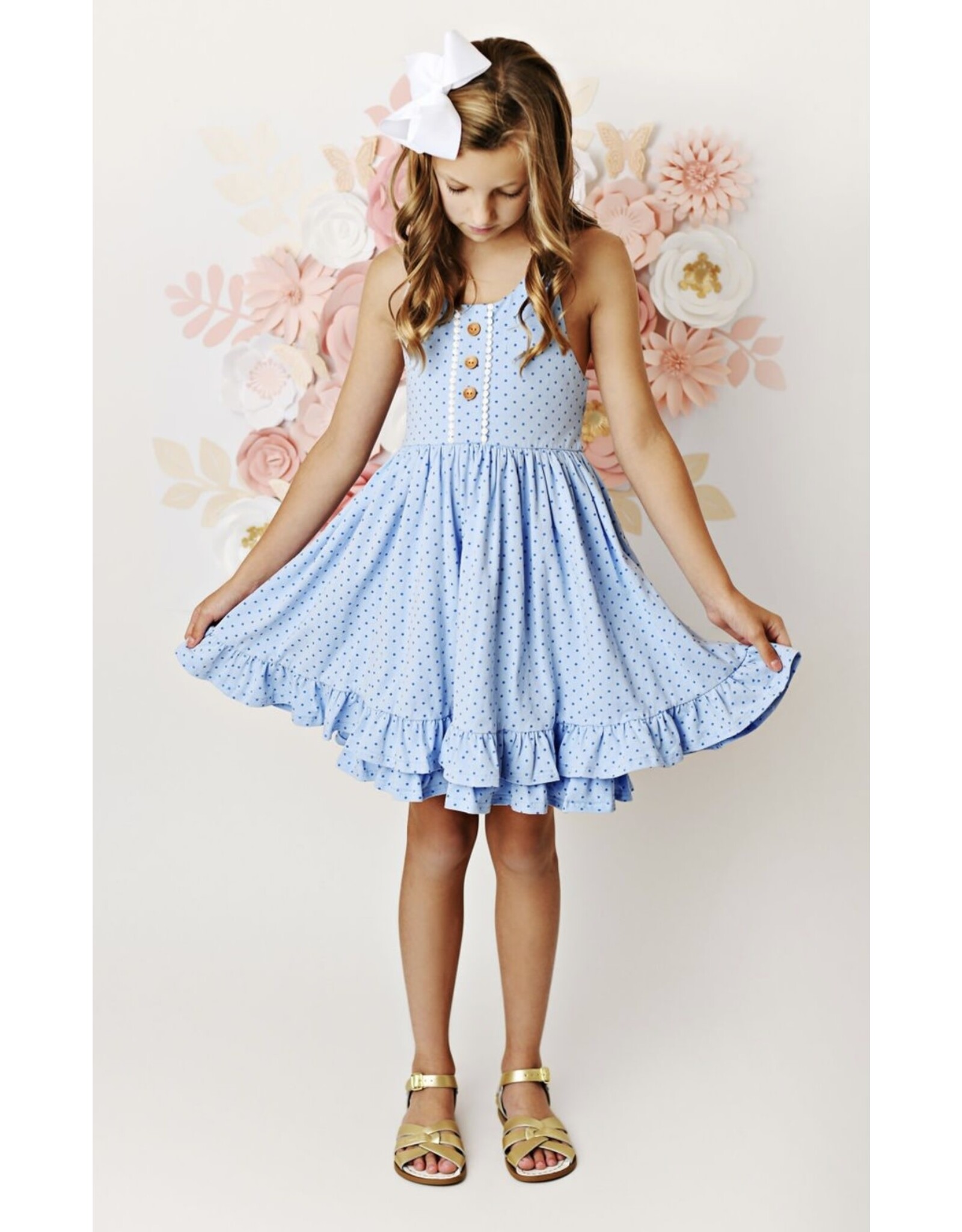 Swoon Baby Swoon Baby- Watercolor Garden Dottie Dress