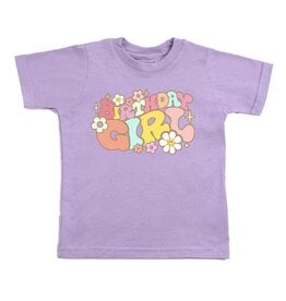 Sweet Wink Sweet Wink- Groovy Birthday Girl Lavender Shirt