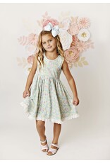 Swoon Baby Swoon Baby- Spring Ditsy Floral Prim Eyelet Bow Dress