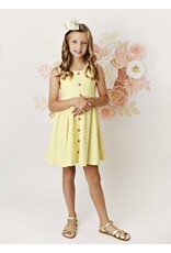 Swoon Baby Swoon Baby- Lemonade Butter Gingham Pocket Dress
