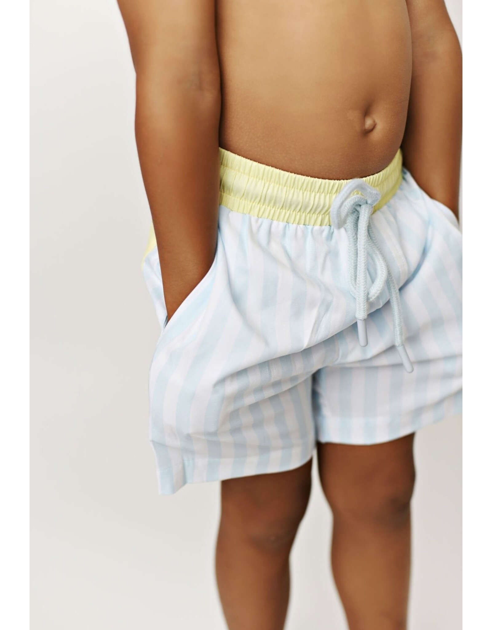 Swoon Baby Swoon Baby- Lemonade Collection: Stripe Boy Swim Short