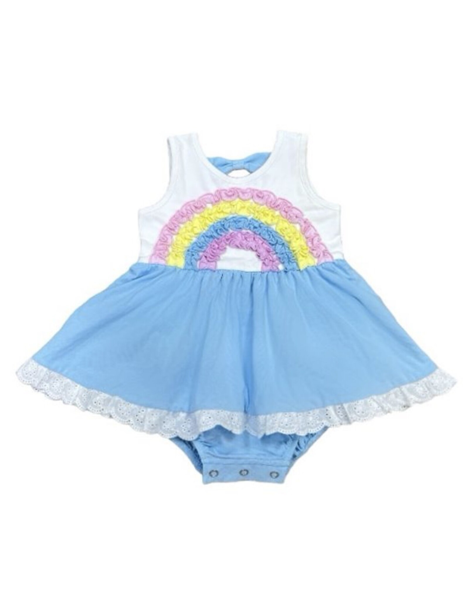 Swoon Baby Swoon Baby- Rainbow Bright Eyelet Bubble Dress
