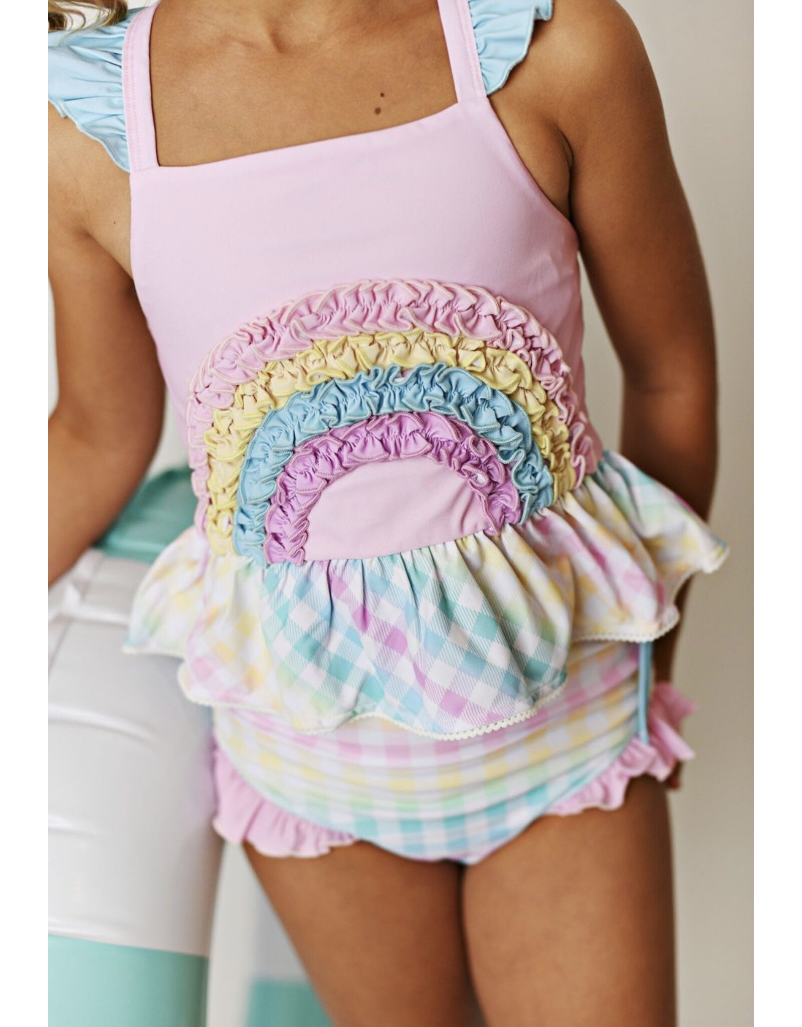 Swoon Baby Swoon Baby- Rainbow Bright 2PC Tunic Swimmy