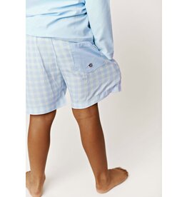 Swoon Baby Swoon Baby- Pool Days Blue Gingham Swim Short