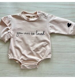 “You are so loved” Ivory Onesie