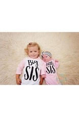 Gigi & Max Gigi & Max - Big Sis Pink Sleeve Raglan