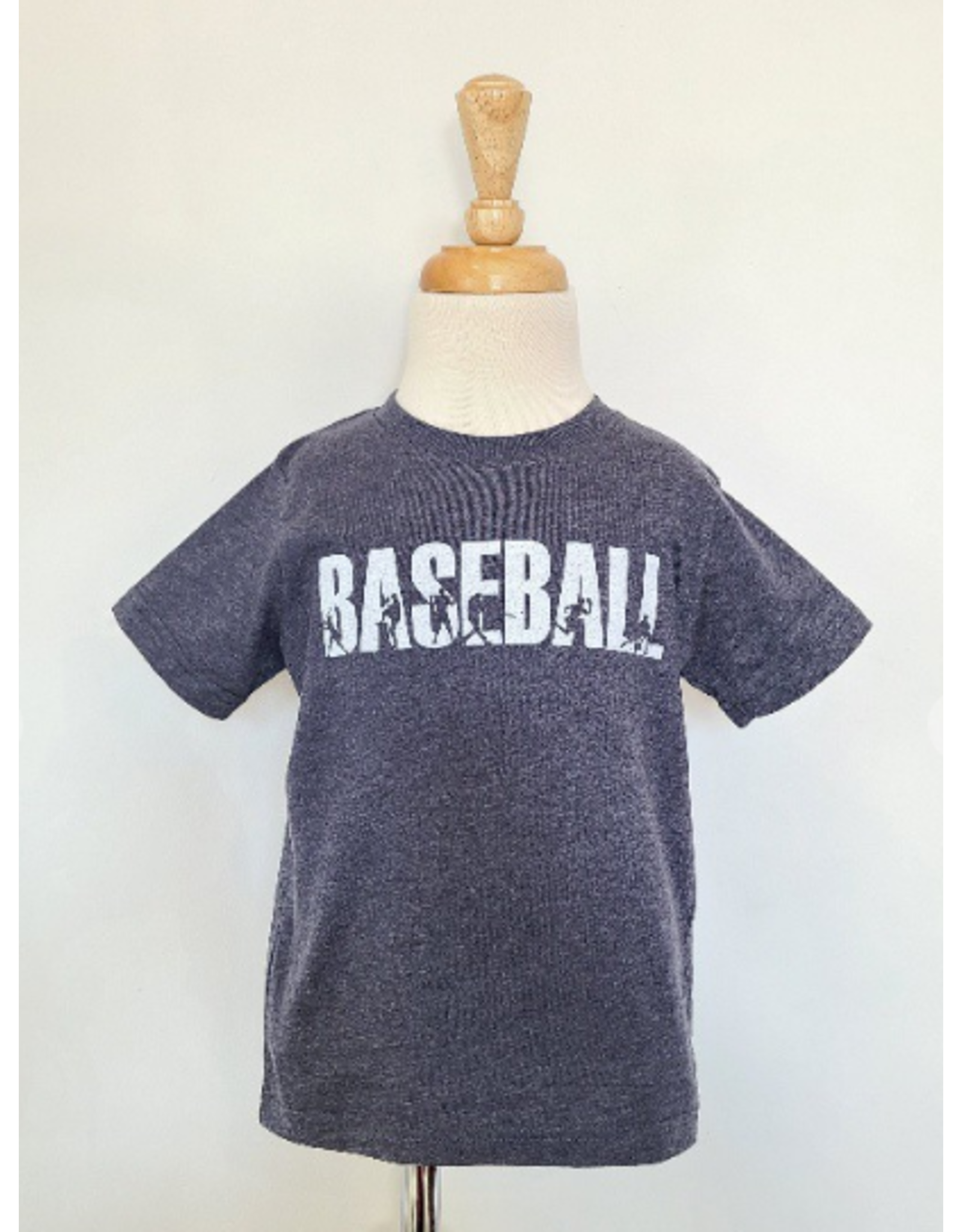 Grey Baseball Graphic Shirt