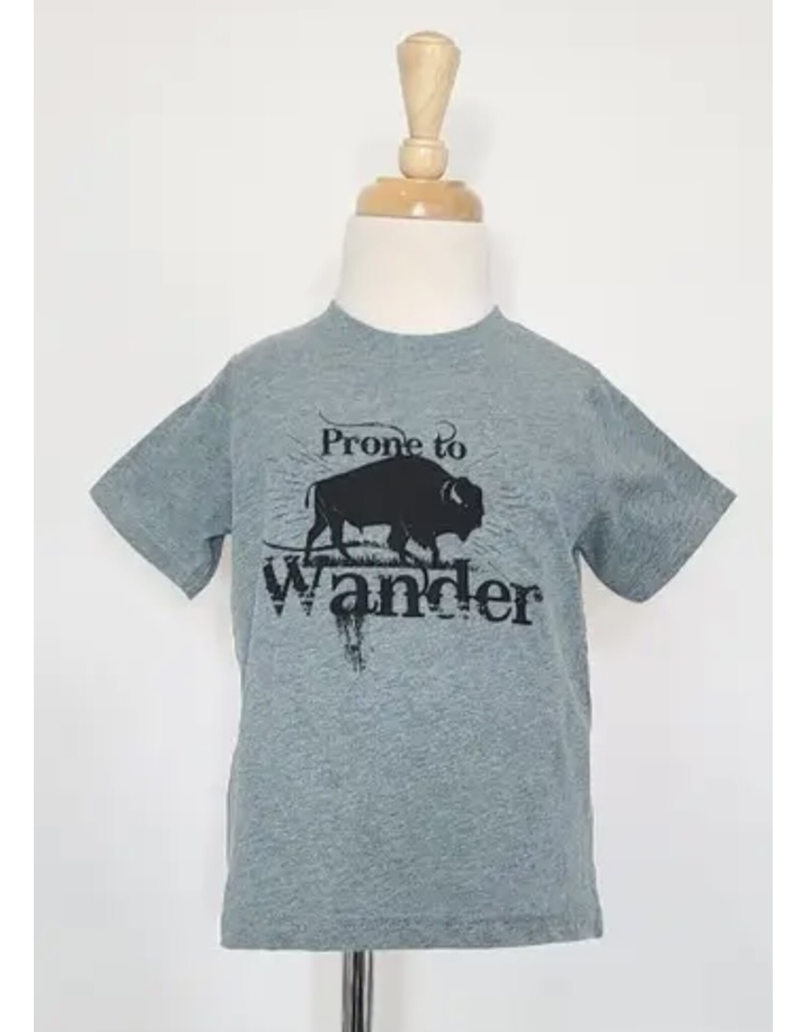 Prone to Wander TShirt: Stone Blue