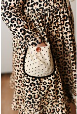 Swoon Baby Swoon Baby- Midnight Leopard Petal Pocket Dress