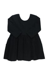 Ruffle Butts Ruffle Butts- Black L/S Knit Twirl Dress