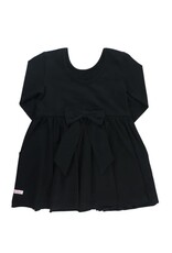 Ruffle Butts Ruffle Butts- Black L/S Knit Twirl Dress