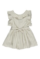 Vignette Vignette- Sandy Romper: Blue Stripe