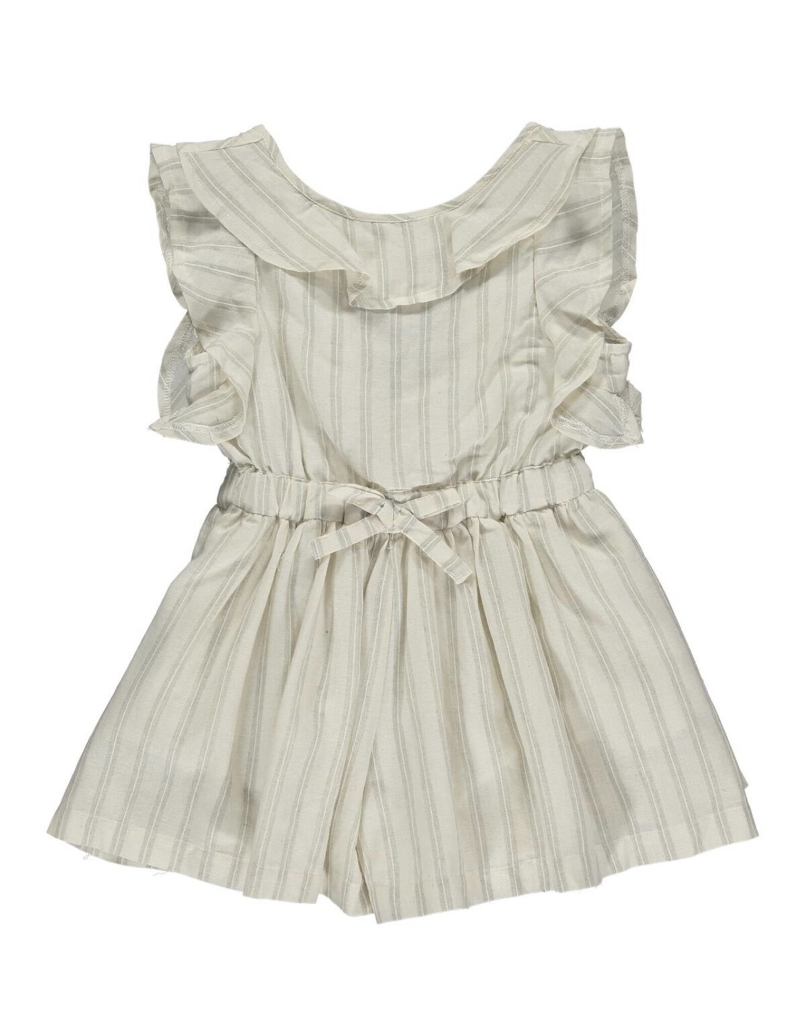 Vignette Vignette- Sandy Romper: Blue Stripe