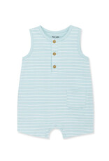 Focus Kids Focus Kids- Blue Rib Romper