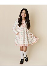 Swoon Baby Swoon Baby- Pink Christmas Bliss Pocket Eyelet Dress